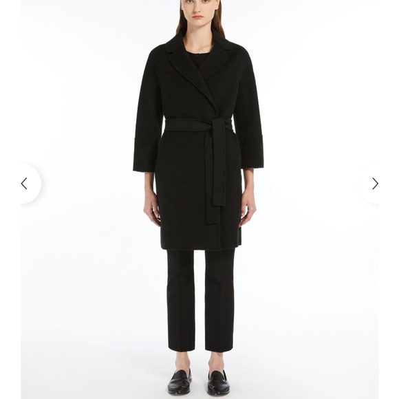 MaxMara black wool coat - Picture 2 of 10